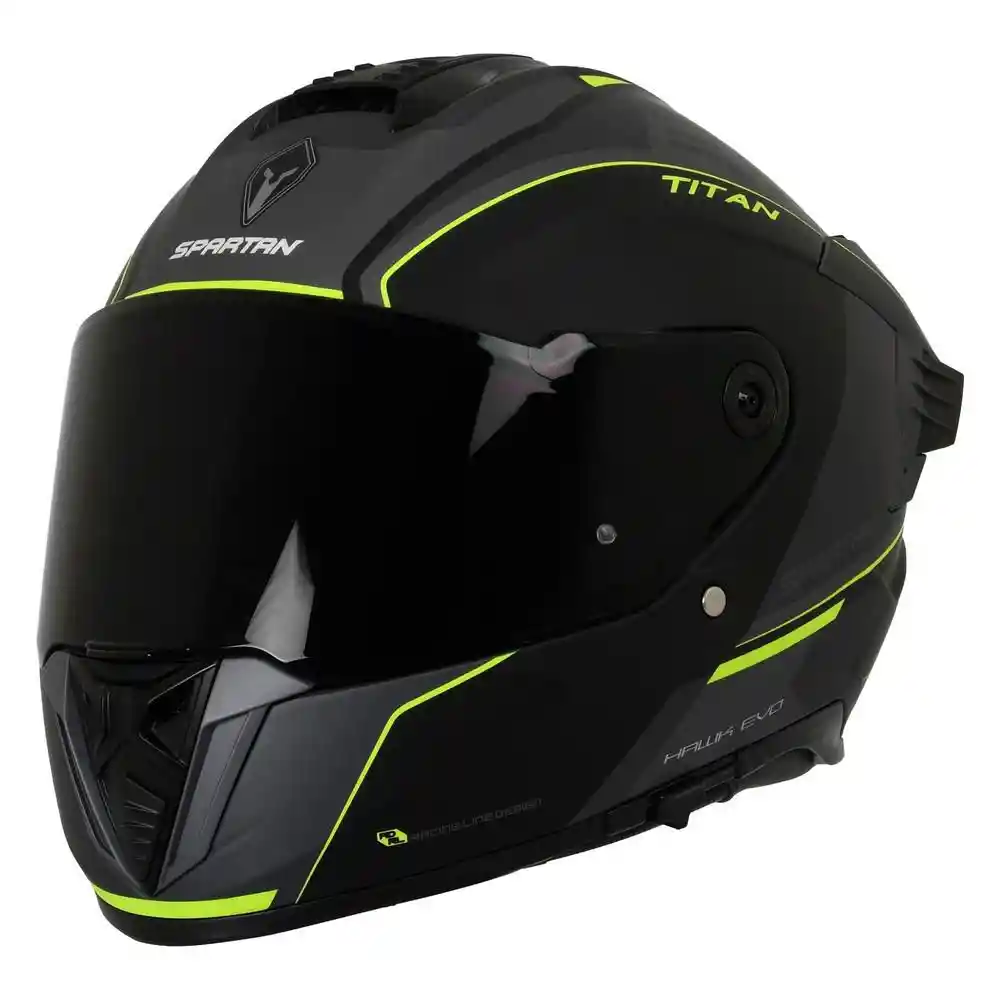 Casco L-verde