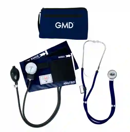 Gmd Kit Fonendoscopio Y Tensiometro Azul Oscuro