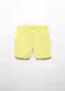 Short Bañador Liso Lima Talla XL Hombre Mango