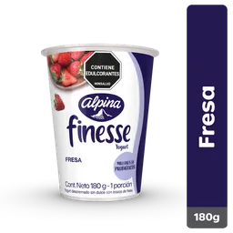 Finesse Yogurt con Probióticos Sabor a Fresa