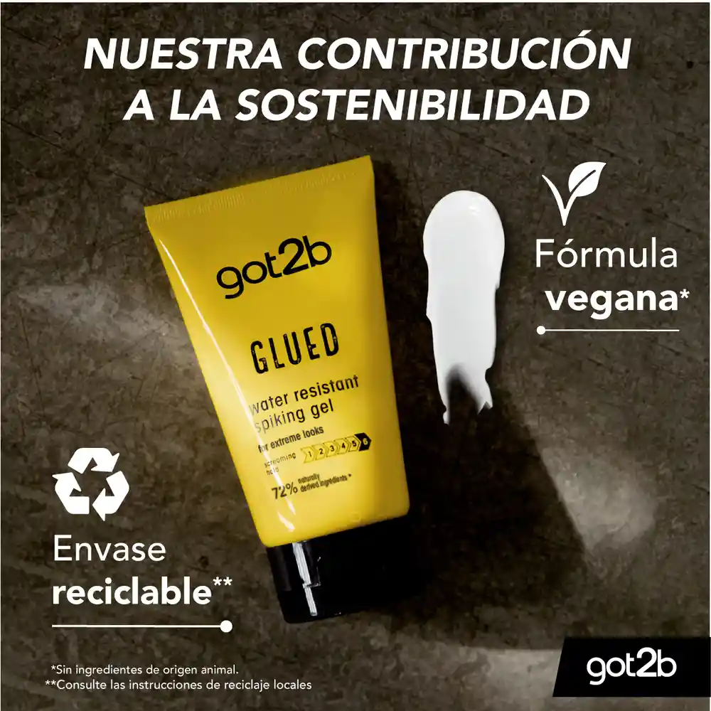 Gel para el cabello Glued Got2B 150 ml