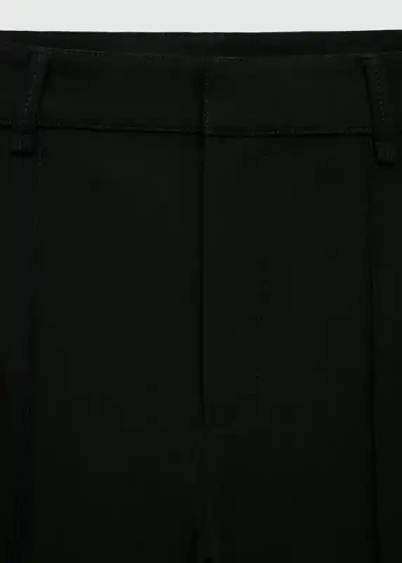 Pantalón Maca Negro Talla 46 Mujer Mango