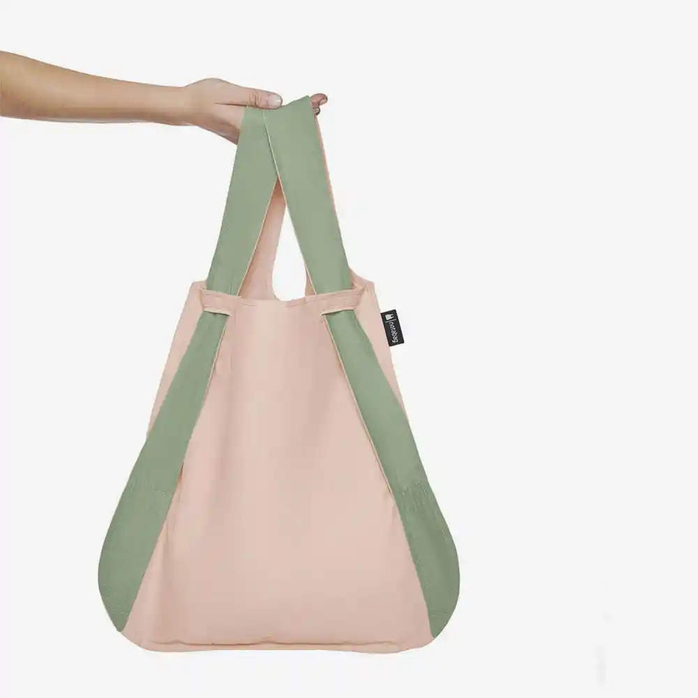 Bolsa Plegable Oliva Rosado