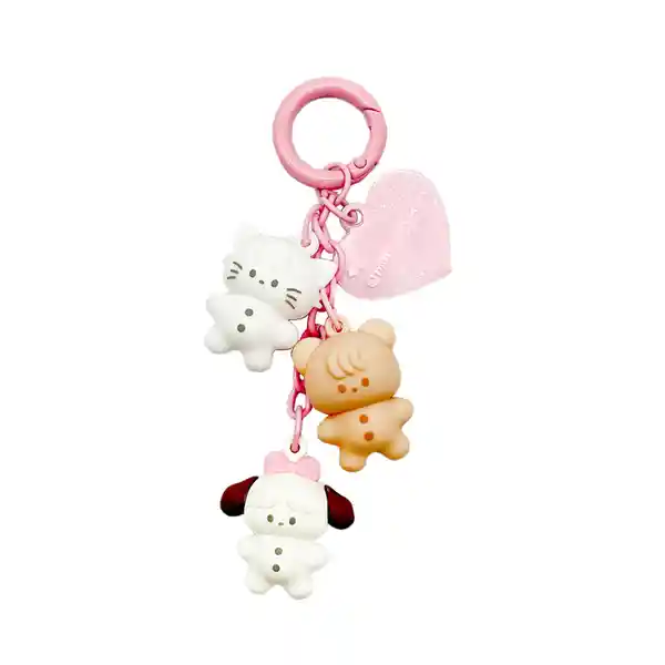 Llavero 3D Serie Mikko Cookie Miniso