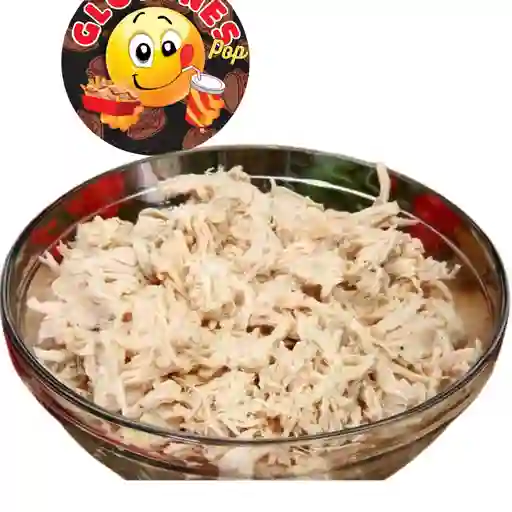 Adicion de pollo desmechado