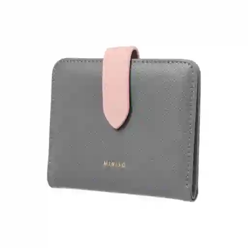 Cartera Para Mujer Con Cinta Gris Serie Miniso