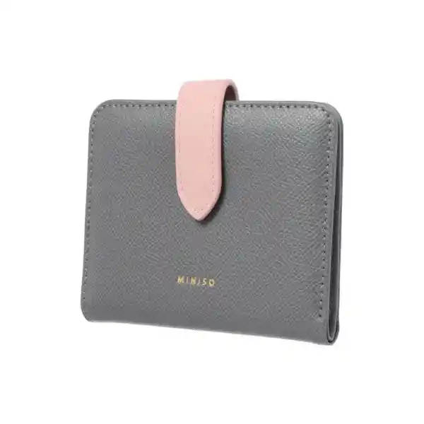 Cartera Para Mujer Con Cinta Gris Serie Miniso