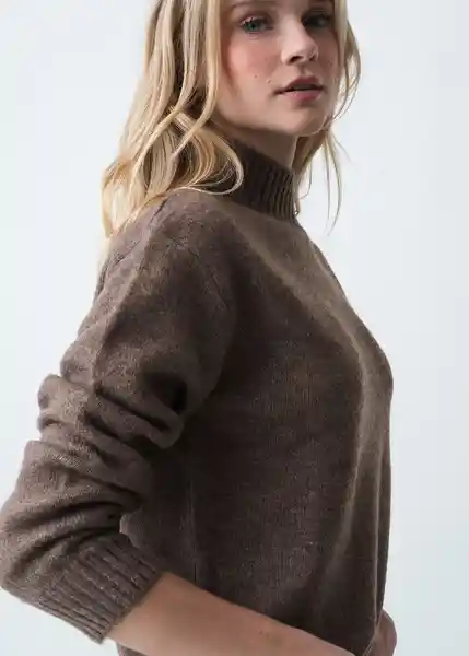 Tejido Mujer Café Seta Oscuro Talla M 083G066 Naf Naf