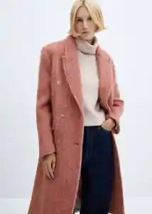 Abrigo Beauty Rosa Talla S Mujer Mango