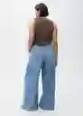 Jean Ona Tejano Medio Talla 34 Mujer Mango