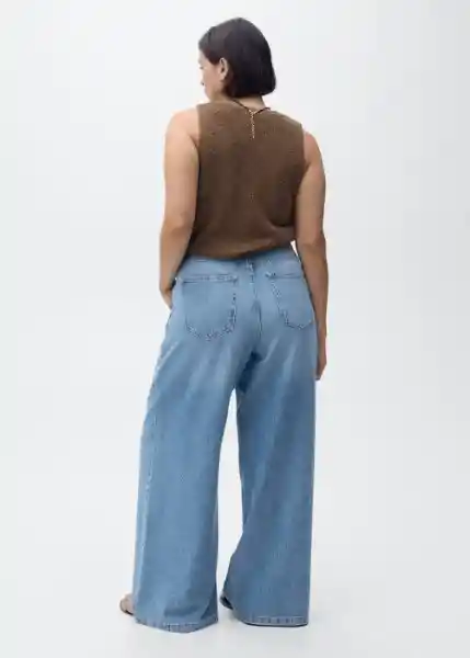 Jean Ona Tejano Medio Talla 34 Mujer Mango