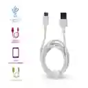 Cable de Carga Rápida Tpe Tipo C 6A Blanco Miniso