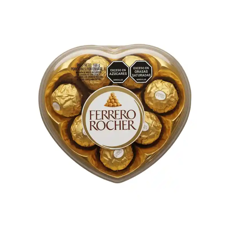 Ferrero Rocher Chocolates en Estuche de Corazón