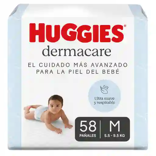 Huggies Pañal Dermacare Etapa 2/M Cuidado Para la Piel 58 Und