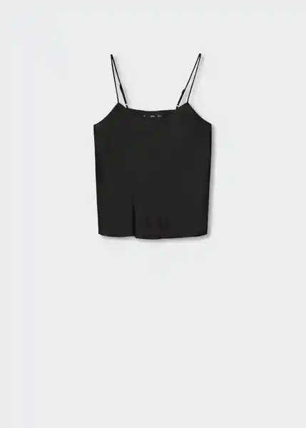 Top Gloria3 Negro Talla Xs Mujer Mango