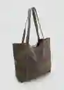 Bolso Ellen Gris Talla 99 Teen Niñas Mango