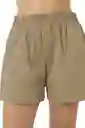 Short Verde Militar Para Mujer Nihlo