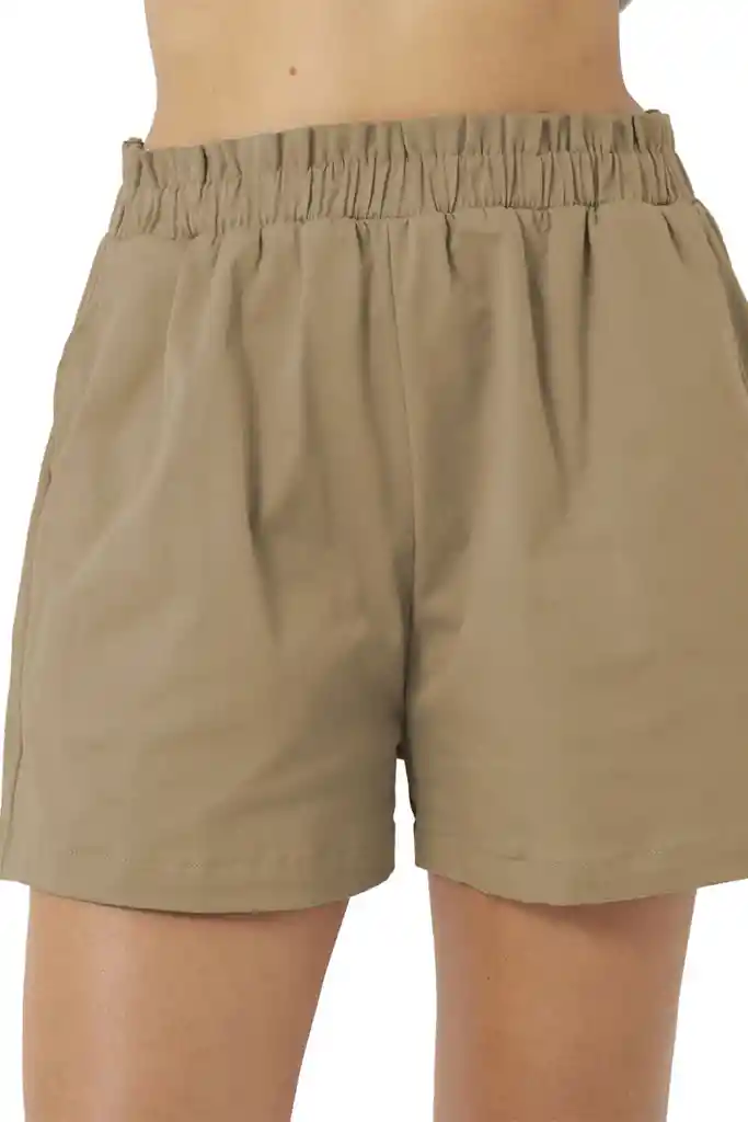 Short Verde Militar Para Mujer Nihlo