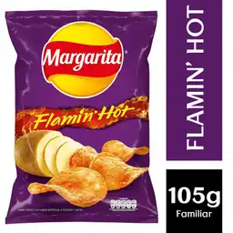 Margarita Snack Papas Flamin' Hot 105 g