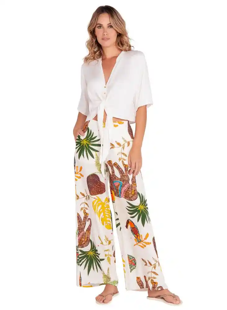 Salida de Baño Pantalon Fiory Xl-beige