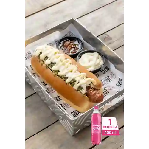 Combo Dogo Argentino + Postobón Manzana 400 ml