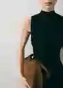 Bolso G Garland Cuero Talla 99 Mujer Mango