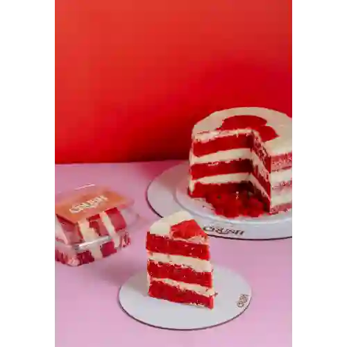 Porción de Torta Red Velvet
