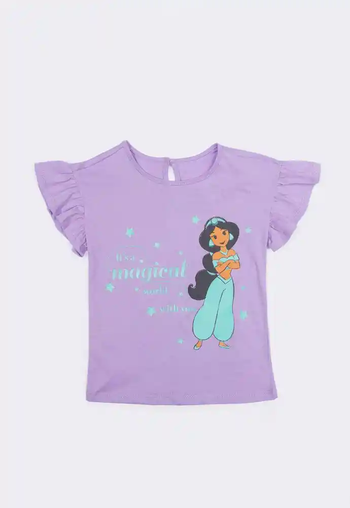 Camiseta Manga Corta 3t-lila