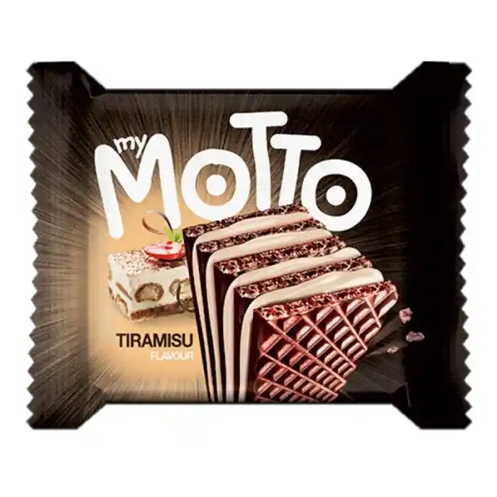 My Motto Galleta Wafer Crispy con Relleno Tiramisú