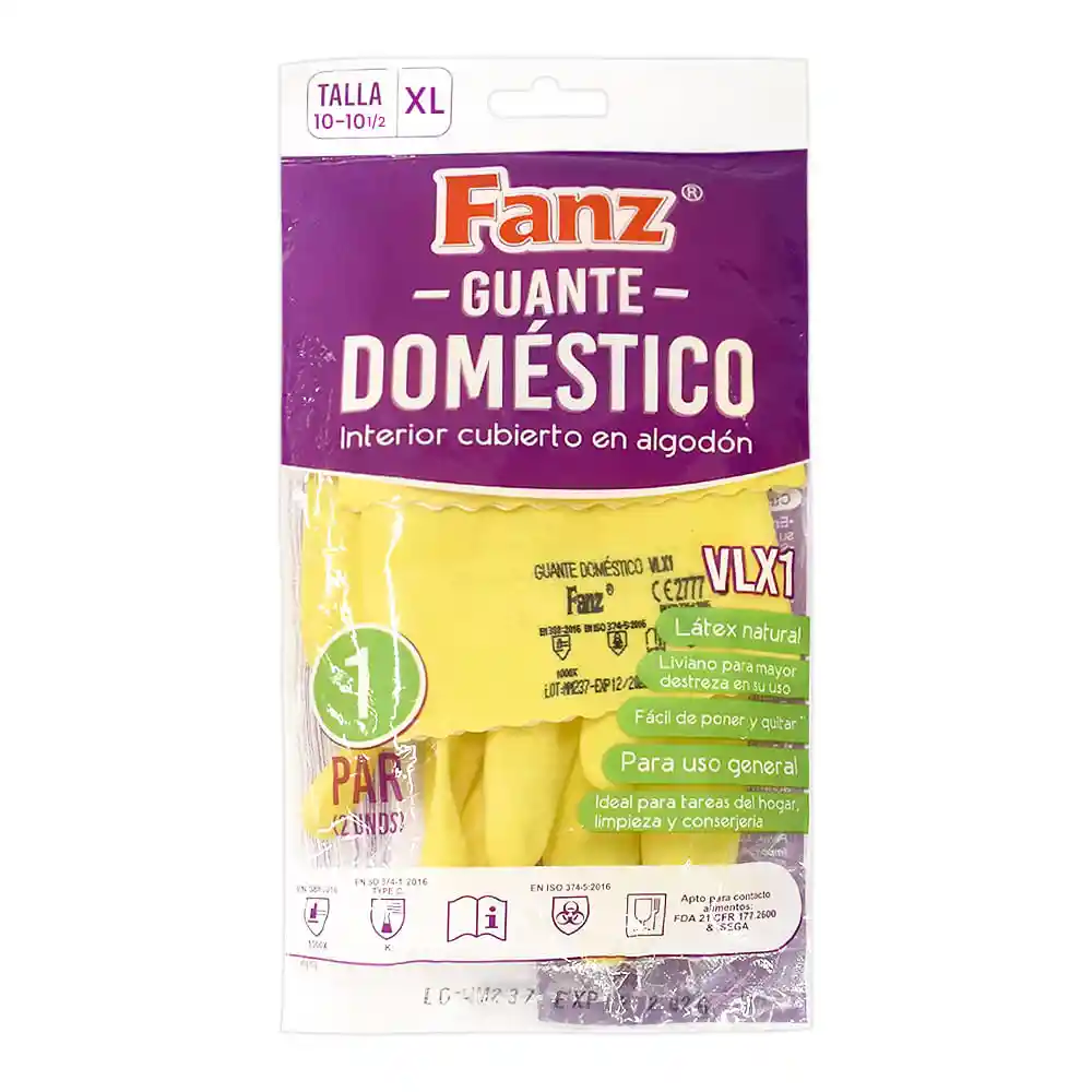 Guante Fanz Domestico Talla Xl