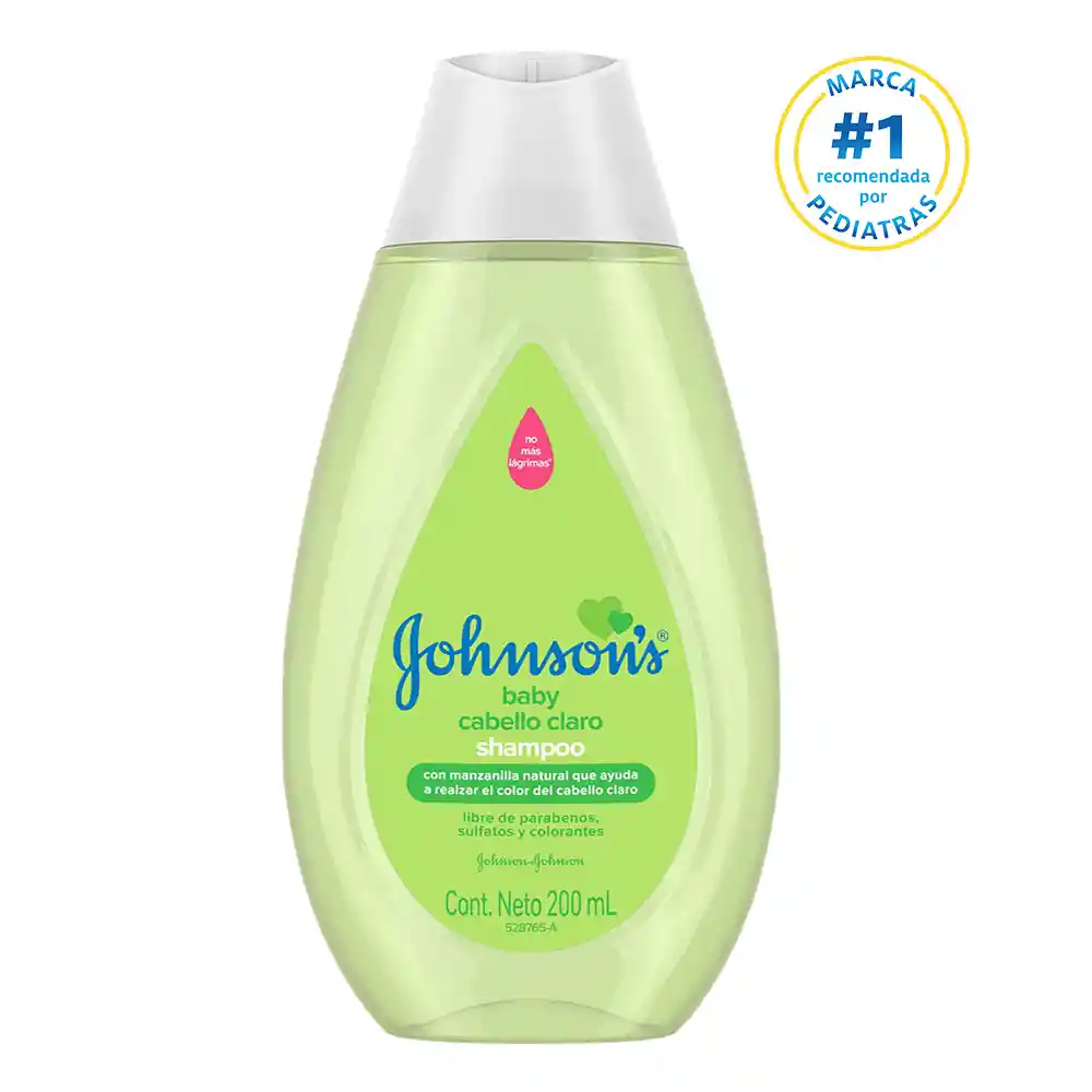 Johnson's Baby Shampoo con Manzanilla para Cabello Claro