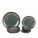 Set Plato Principal Jade 25 cm Ambiente Gourmet