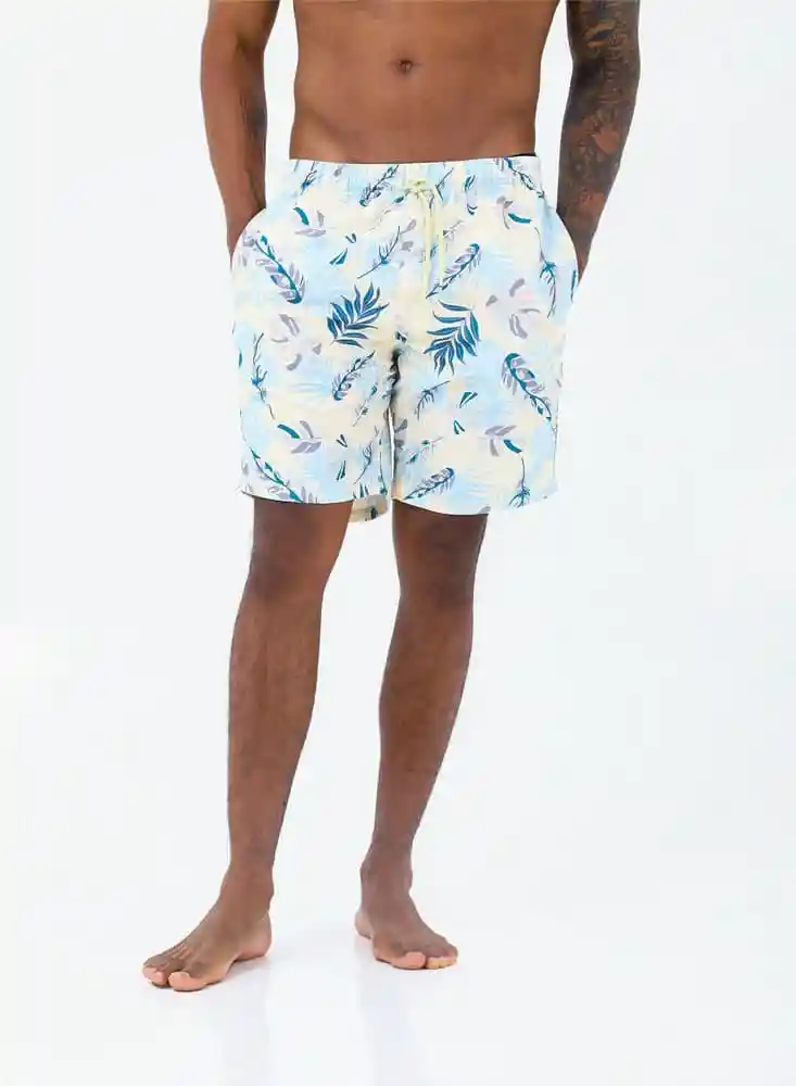 Pantaloneta Corta L-azul Oscu