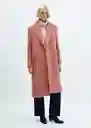 Abrigo Beauty Rosa Talla S Mujer Mango