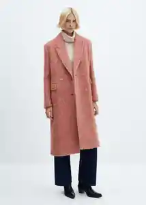 Abrigo Beauty Rosa Talla S Mujer Mango