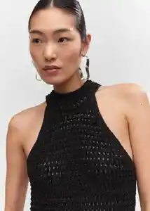 Vestido Hugo Negro Talla S Mujer Mango