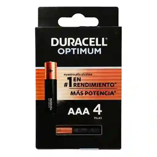Duracell Pila Alcalina Optimun 1.5V AAA