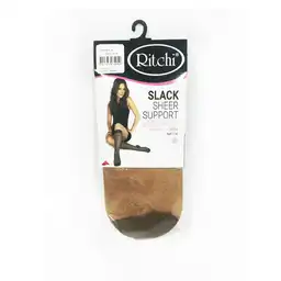 Ritchi Medias Slack Sheer Support Talla Única Efecto Bronceado