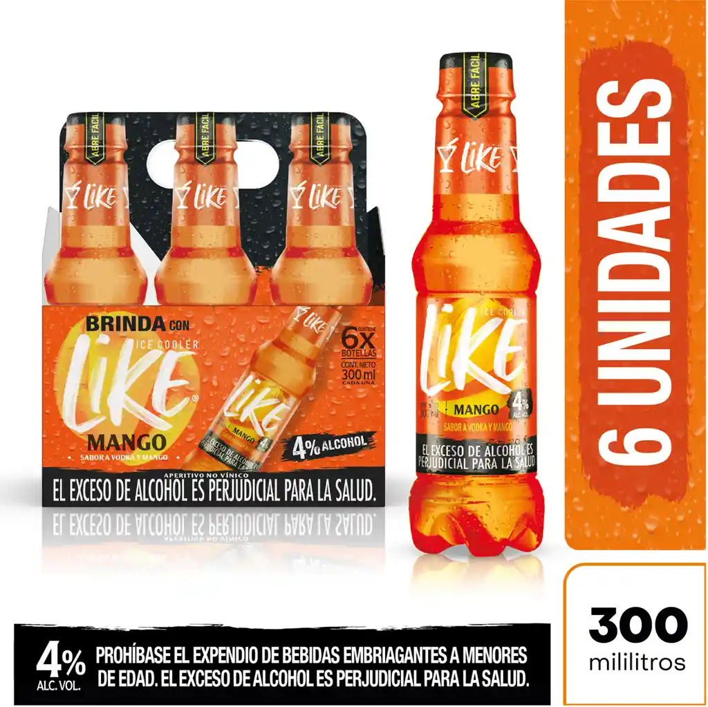Aperitivo Like Mango X 6 Und X C-u