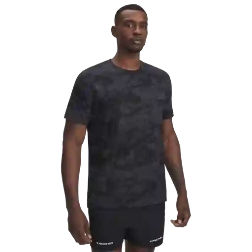 Under Armour Camiseta Rck Aop Lifestyle Hombre Negro Talla SM