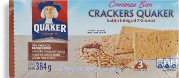 Quaker Galleta Integrales Crackers