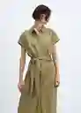 Vestido Adriana-W Khaki Talla XL Mujer Mango