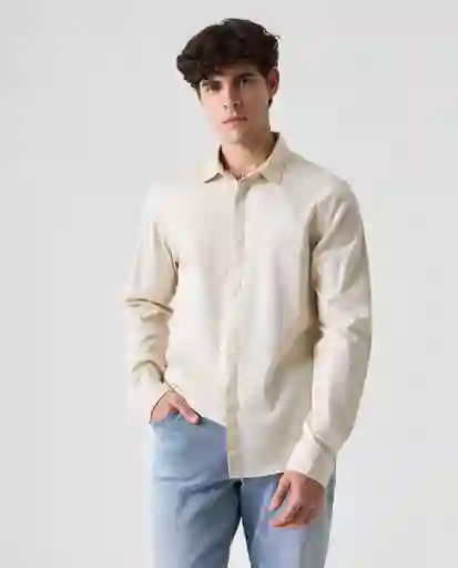 Camisa Hombre Crudo Talla S 812G501_CRU120105 Americanino