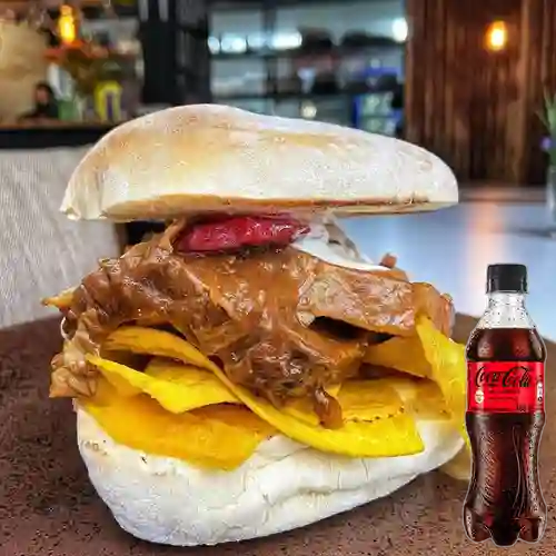 Combo Sándwich Posta Negra +Cocacola S/az 400ml
