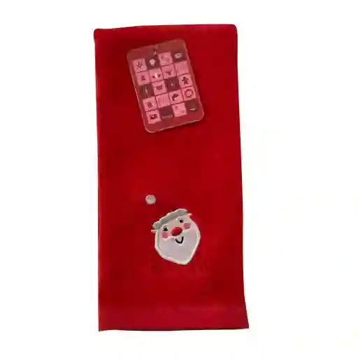 Toalla Visita Navidad Diseño Santa Krea