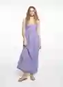 Vestido Violeta Lila Talla 20 Niñas Mango