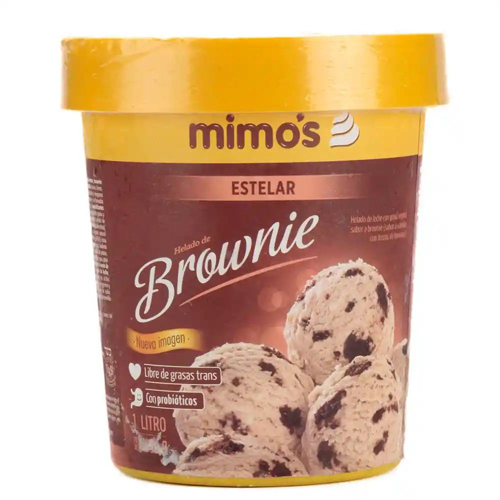 Helado de Brownie Estelar Mimos