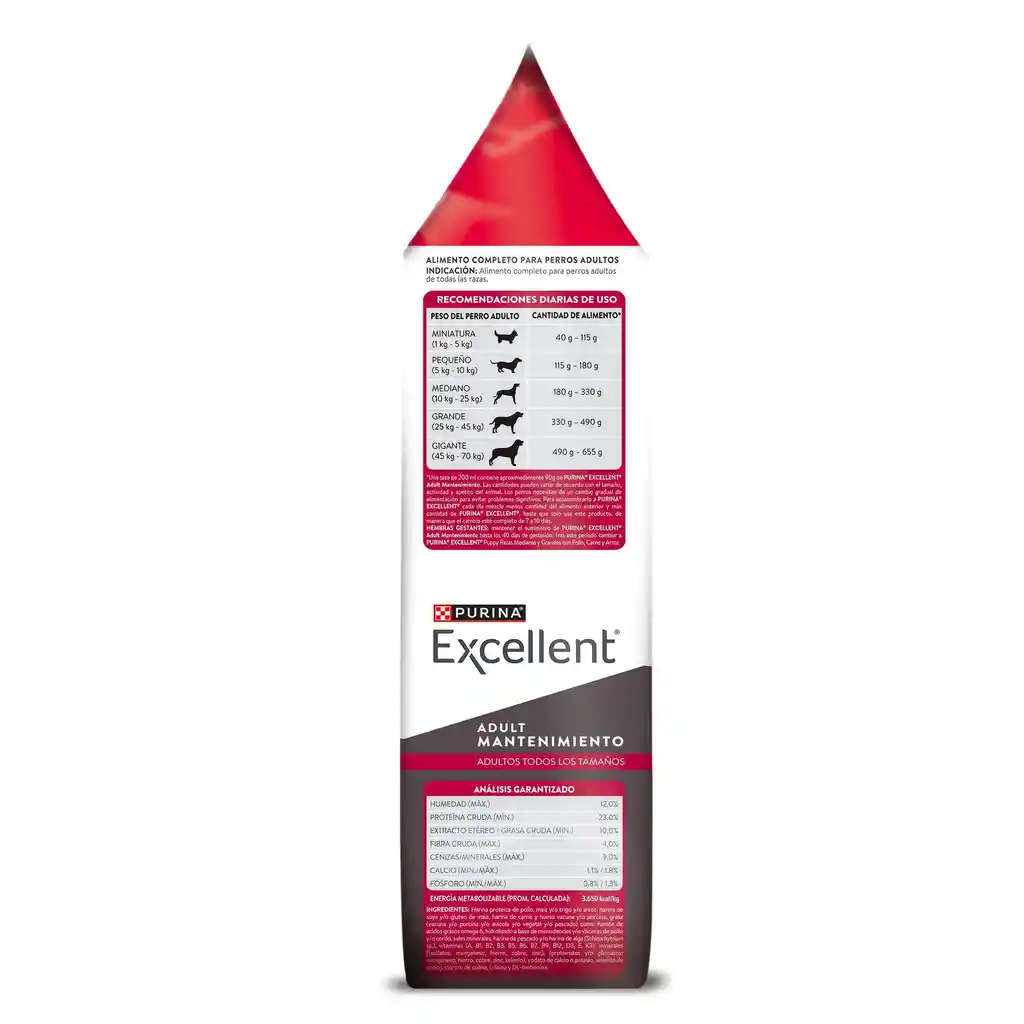 Comida para perros EXCELLENT ADULT Mantenimiento x 3 kg