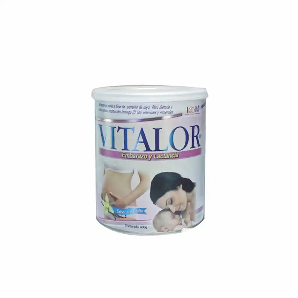 Vitalor Suplemento Alimenticio Embarazo y Lactancia Sabor a Vainilla