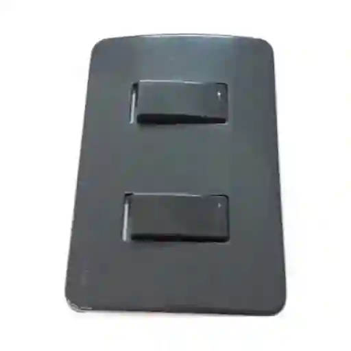 Ciles Interruptor Doble Ultra Natural Negro